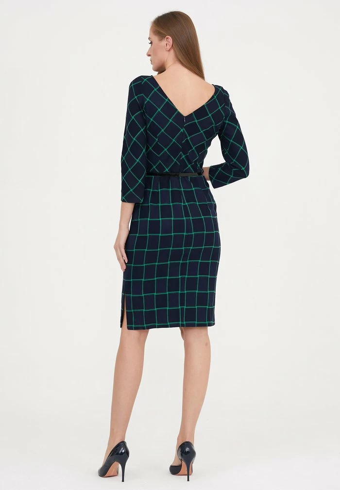 Madam-T MUARA - Robe Fourreau - Blau/grün 3 Madam-T MUARA - Robe Fourreau - Blau/grün – Image 3