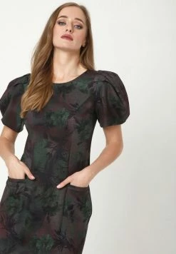 Madam-T ANGELICA - Robe En Jersey - Grün/pflaume -Madam-T Soldes 2022 2654356a68724db2a08fb5f6f9396068