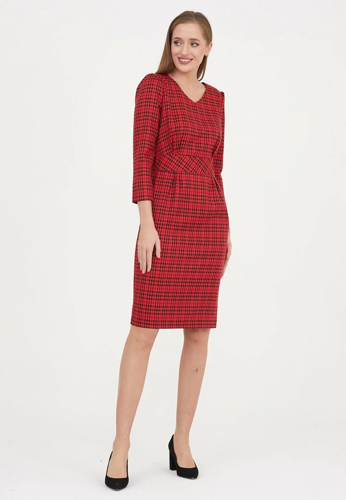 Madam-T ALIA - Robe Fourreau - Regie/bla Label 2 Madam-T ALIA - Robe Fourreau - Regie/bla Label – Image 2