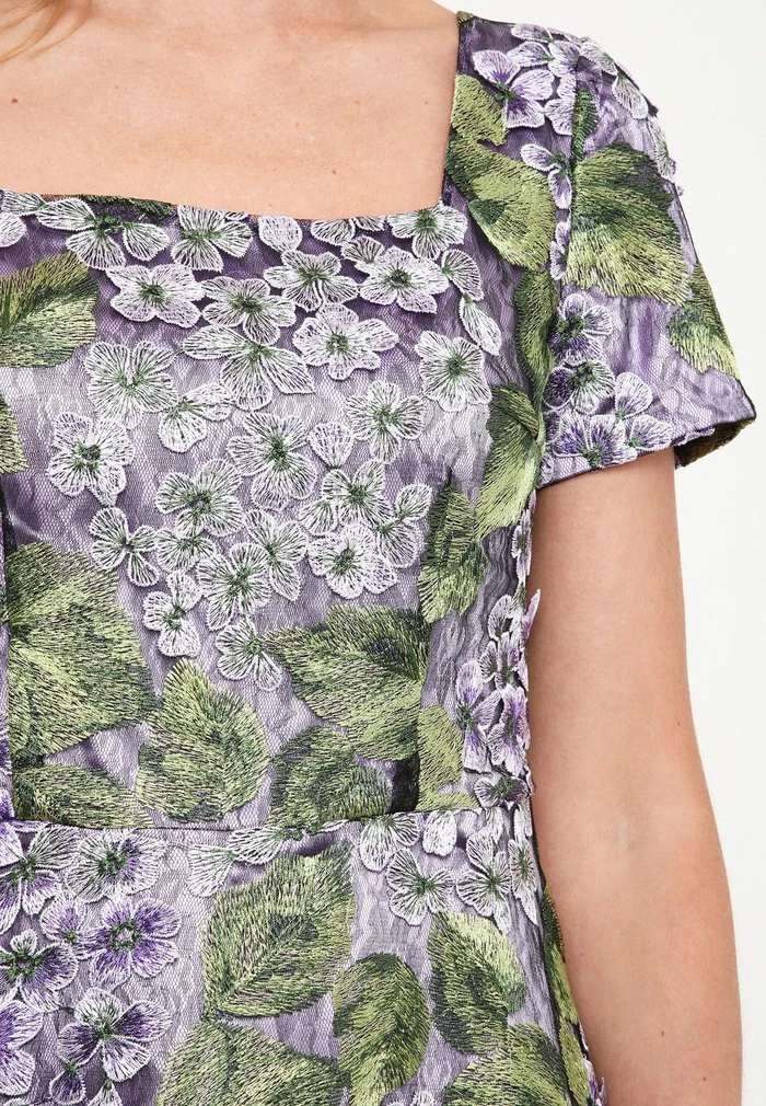 Madam-T AGAVA - Robe De Soirée - Lila, Grün 7 Madam-T AGAVA - Robe De Soirée - Lila, Grün – Image 7