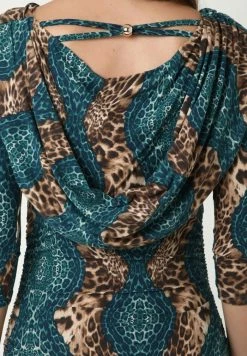 Madam-T ARAGURIA - Robe Longue - Rosa, Braun -Madam-T Soldes 2022 2715ab5f631b4b97834832ae36e8727f