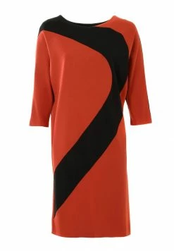 Madam-T Robe Fourreau - Brown -Madam-T Soldes 2022 279c0805081f42a38391b5a25fc92fcc