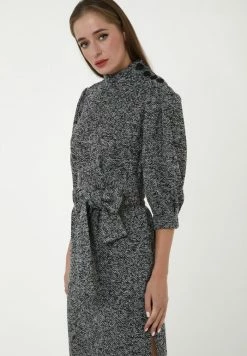 Madam-T MARENA - Robe De Jour - Grau, Silbrig -Madam-T Soldes 2022 280e4f986f934519849cf0152a55ad51