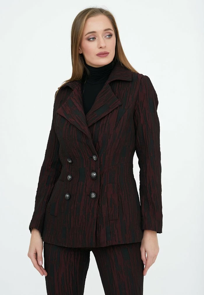 Madam-T KSIA - Blazer - Black/maroon 6 Madam-T KSIA - Blazer - Black/maroon – Image 6