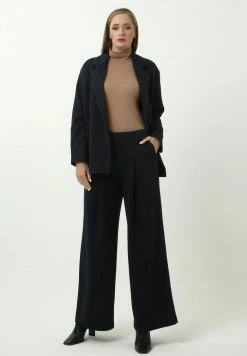 Madam-T DOKKOTA - Pantalon Classique - Black Denim