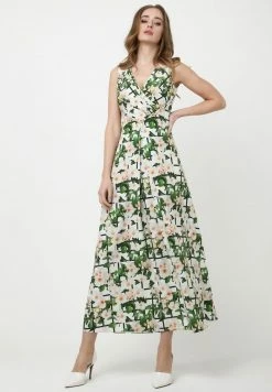 Madam-T VESPANA - Robe De Jour - Milchig, Grün