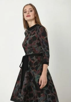 Madam-T SAMBRA - Robe En Jersey - Schwarz Grün -Madam-T Soldes 2022 28aef54c1fc84c67996cb66f87e3d8b0