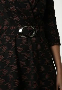 Madam-T NENSI - Robe De Jour - Schwarz, Rot -Madam-T Soldes 2022 28b355c6610b4a8bb9c2a383c3af062a