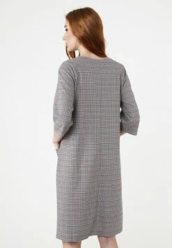 Madam-T FERULE - Robe Fourreau - Grau/ Pink -Madam-T Soldes 2022 28b602b2fc5441a08356500fc2081bdd