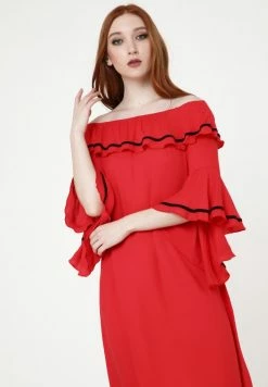Madam-T SALLY - Robe De Jour - Rot -Madam-T Soldes 2022 28e0ab4896294f9e842ee1e567b48238
