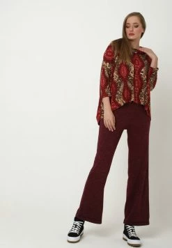 Madam-T Pantalon Classique - Weinrot -Madam-T Soldes 2022 28f83355314641f6902ecad0e0402e7d