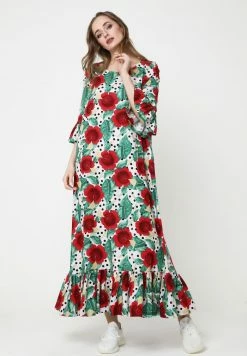 Madam-T Robe Longue - Rosa Rot -Madam-T Soldes 2022 2974b333197f48f28a0c0721538b1c85