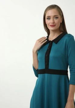 Madam-T JEANETTE - Robe Chemise - Aqua -Madam-T Soldes 2022 298fdf9eada046db800a8a7cf6970dbb