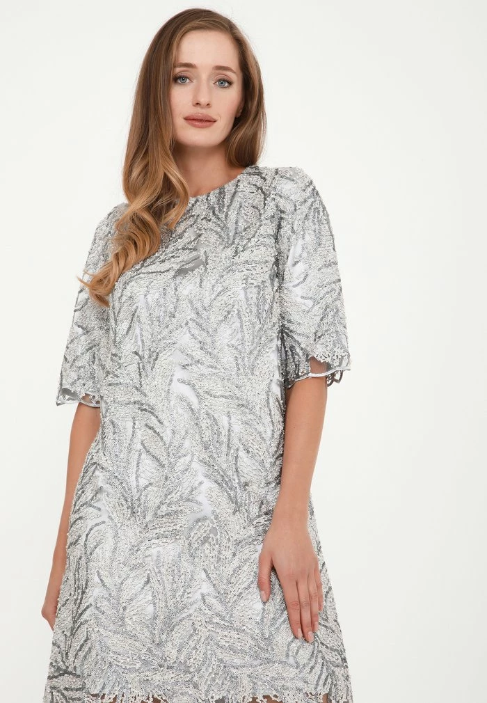 Madam-T Robe De Soirée - Silbrig 4 Madam-T Robe De Soirée - Silbrig – Image 4