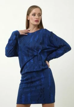 Madam-T CHERRY - Robe Fourreau - Indigo -Madam-T Soldes 2022 29adc99055d94805a4c660f862763647