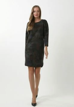 Madam-T LEONIE - Robe De Jour - Grau/braun -Madam-T Soldes 2022 2a28f4b37a164f71b33cc1c37faf529b