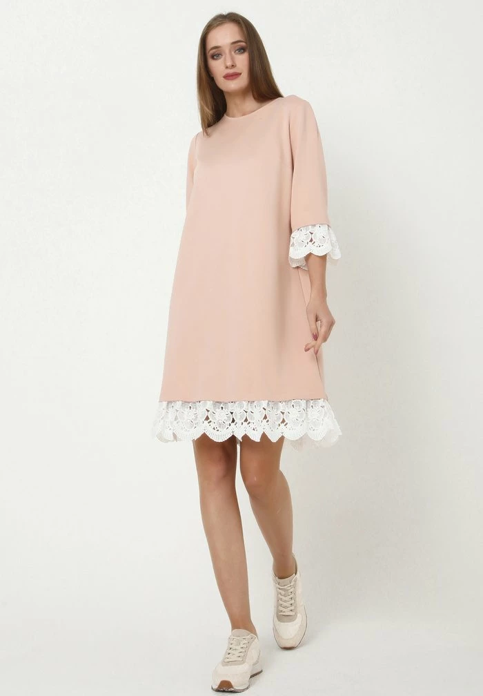 Madam-T MERIKANA - Robe De Jour - Pfirsich 7 Madam-T MERIKANA - Robe De Jour - Pfirsich – Image 7