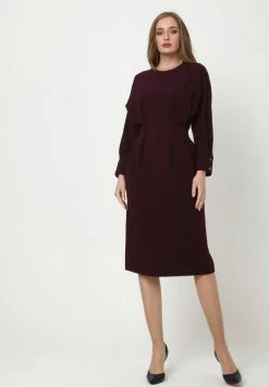 Madam-T Robe Fourreau - Pflaume