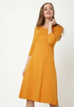 Madam-T KOTKA - Robe Fourreau - Senf