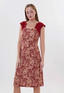 Madam-T KONIA - Robe De Jour - Rot Beige -Madam-T Soldes 2022 2bb6f61a9e324ff481cfa7c9d7cebc05