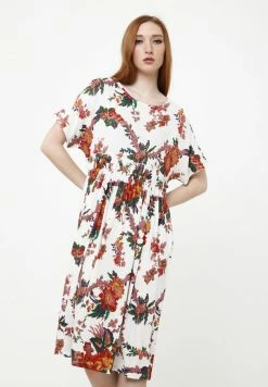 Madam-T OFELIA - Robe De Jour - Beige, Grün -Madam-T Soldes 2022 2c12baf014534c3c89d6c88efc44f00e