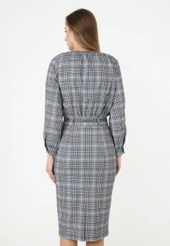 Madam-T KALIPSA - Robe Fourreau - Grüner Kumpel/indigo -Madam-T Soldes 2022 2c20e33c05ad41059992a4a2c7ec331e