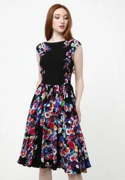 Madam-T Robe De Jour - Schwarz Indigo