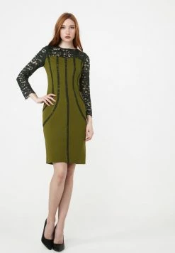 Madam-T BAKURA - Robe Fourreau - Khaki 10 Madam-T BAKURA - Robe Fourreau - Khaki -Madam-T Soldes 2022 2c47e3a7d0264608bc267522fd2e00c4