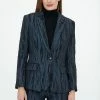 Madam-T MANA - Blazer - Black / Blue