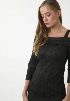 Madam-T ALTOONA - Robe Fourreau - Wein Rot/grün -Madam-T Soldes 2022 2c806ab2a3564e8b8e29b24733d28a4a