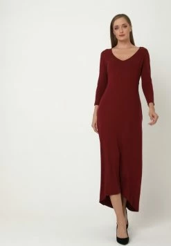 Madam-T REIMA - Robe Longue - Weinrot -Madam-T Soldes 2022 2c8c064345fc47df87c569d4dcd96892