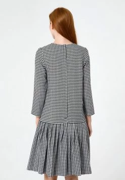 Madam-T OTTILIANA - Robe De Jour - Weiß Schwarz -Madam-T Soldes 2022 2c8df6120a6a4051b289f5ac5476e2a3