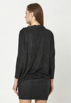 Madam-T Robe De Jour - Schwarz -Madam-T Soldes 2022 2c908e180f7e42ab80557cf91b4d1fb2