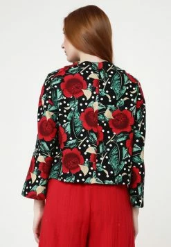 Madam-T EDEN - Blazer - Schwarz, Rot -Madam-T Soldes 2022 2cb9cea665b7430db22facf35a6c0b4e