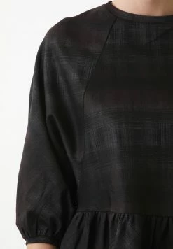 Madam-T ADAMASA - Robe De Jour - Schwarz/pflaume -Madam-T Soldes 2022 2cf01d2b2934418fbcfac8f3a495082c