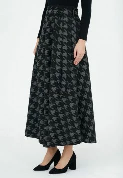 Madam-T ROCK RITA - Jupe Longue - Black/white -Madam-T Soldes 2022 2d71f92c4a97493ca6ee58ec0ac6c17e