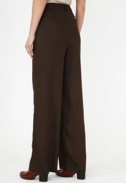 Madam-T MERIL - Pantalon Classique - Braun -Madam-T Soldes 2022 2df954b9ec5b45c4a13e10436a6aa952