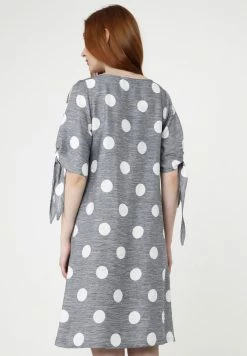 Madam-T Robe De Jour - Blau, Weiß -Madam-T Soldes 2022 2ee9936ad0644cd6b6a5e706e08d27ca