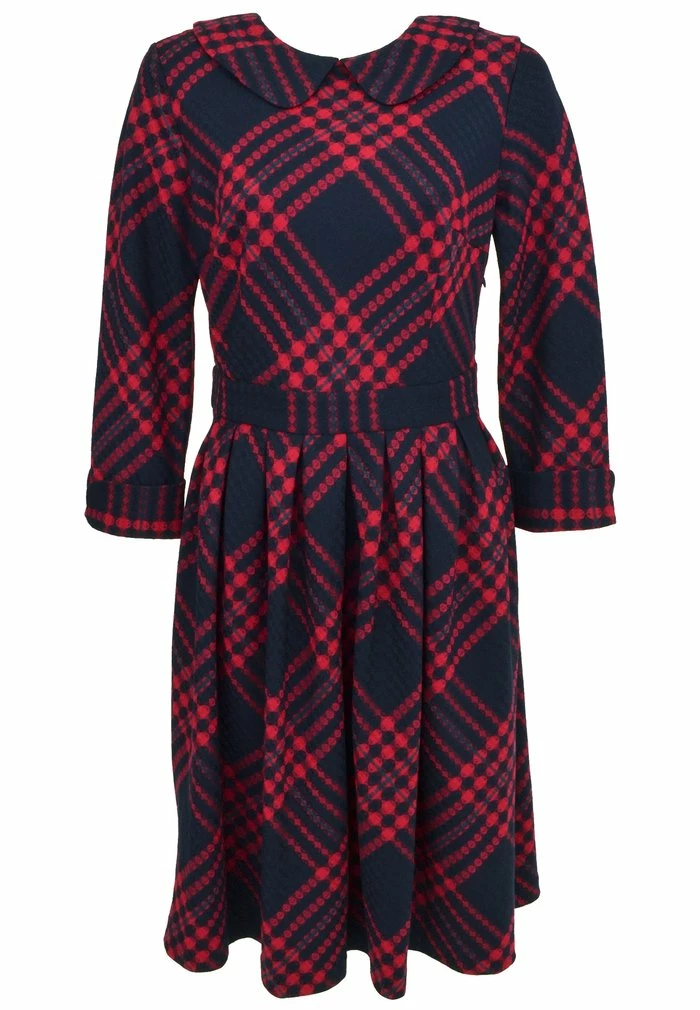 Madam-T MEDJA - Robe De Jour - Blau, Howdy Rot 9 Madam-T MEDJA - Robe De Jour - Blau, Howdy Rot – Image 9