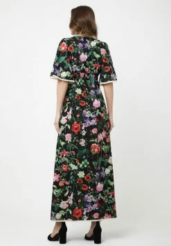 Madam-T ROSA - Robe Longue - Schwarz, Grün -Madam-T Soldes 2022 2f7771217ab347f2a7e7ff62ce1d30e1