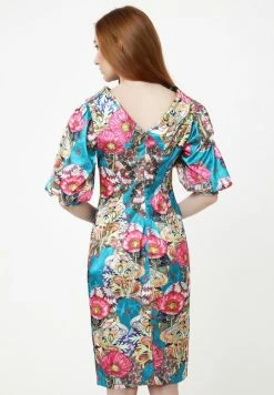 Madam-T Robe Fourreau - Aqua, Rosa -Madam-T Soldes 2022 2fcbb7e7e663467c9a67f34c4a5d4a2c