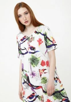 Madam-T LAURA - Robe De Jour - Weiß Lila 13 Madam-T LAURA - Robe De Jour - Weiß Lila -Madam-T Soldes 2022 30140e2977ea4f1d9f869d94ef0fefd9