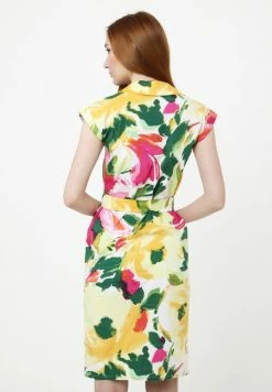 Madam-T ATERATA - Robe De Jour - Gelbgrün -Madam-T Soldes 2022 30175633a7314a6f950c6088b4685aac