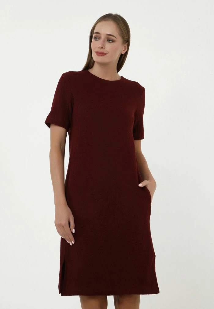 Madam-T MALU - Robe En Jersey - Weinrot 7 Madam-T MALU - Robe En Jersey - Weinrot – Image 7