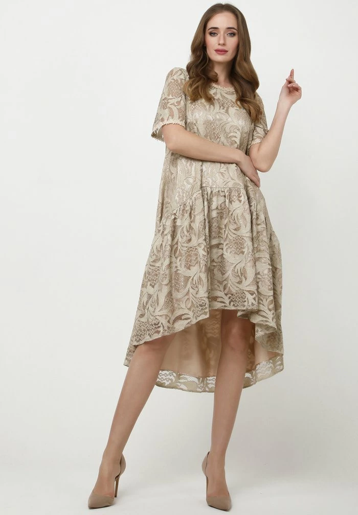 Madam-T EVA - Robe De Jour - Beige 1 Madam-T EVA - Robe De Jour - Beige