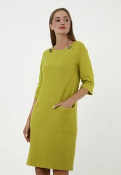 Madam-T FERULE - Robe Fourreau - Olive