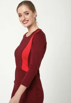 Madam-T RUTA - Robe Fourreau - Weinrot, Koralle -Madam-T Soldes 2022 3080f57a5c4c41d29bc91c77701d5062