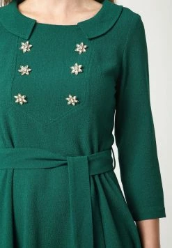 Madam-T Robe De Jour - Grün -Madam-T Soldes 2022 30a4781e4bd640ff90d90f52d78893d7