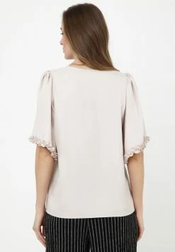 Madam-T ROSSITTA - Blouse - Beige -Madam-T Soldes 2022 30cbec605a1348a4b559dcb68165f92a