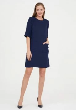 Madam-T MILANIA - Robe De Jour - Blau -Madam-T Soldes 2022 30cbfb7400724250926d0980db89d410